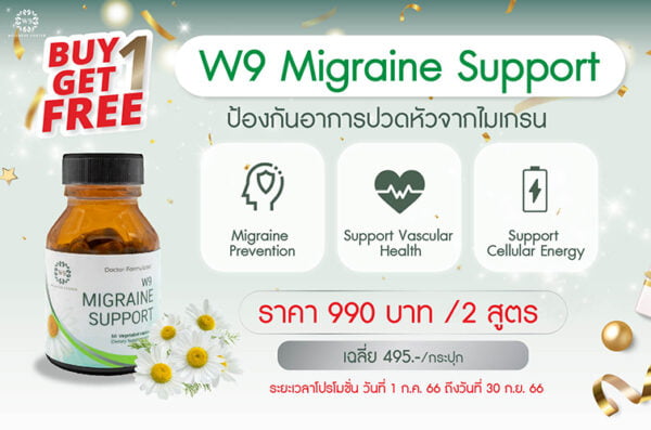โปรโมชั่นครบรอบ 4 ปี W9 Wellness Center