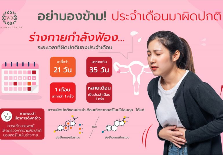 ประจำเดือนผิดปกติ