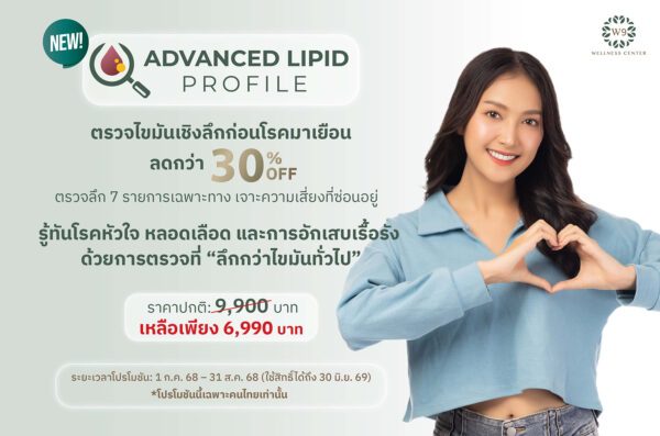 ตรวจไขมันในเลือดเชิงลึก (Advanced Lipid Profile)