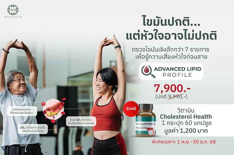 ตรวจไขมันในเลือดเชิงลึก